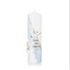 Baptism Candle for Boys (No. 8), Hand-Decorated Wiedemann Candle (Without Name Personalization) view 1