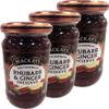 Mackays Rhubarb & Ginger Marmalade, 3 Jars, 340 g view 1