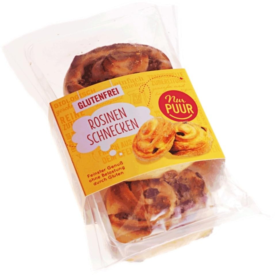 Nur Puur Organic Gluten-Free Raisin Rolls, 170 g