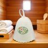 GMMH Wool Felt Sauna Hat for Women, Floral Pattern, Meadow 1116 view 2