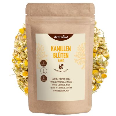 Dried Chamomile Blossoms, Loose, 100 g | vom Achterhof