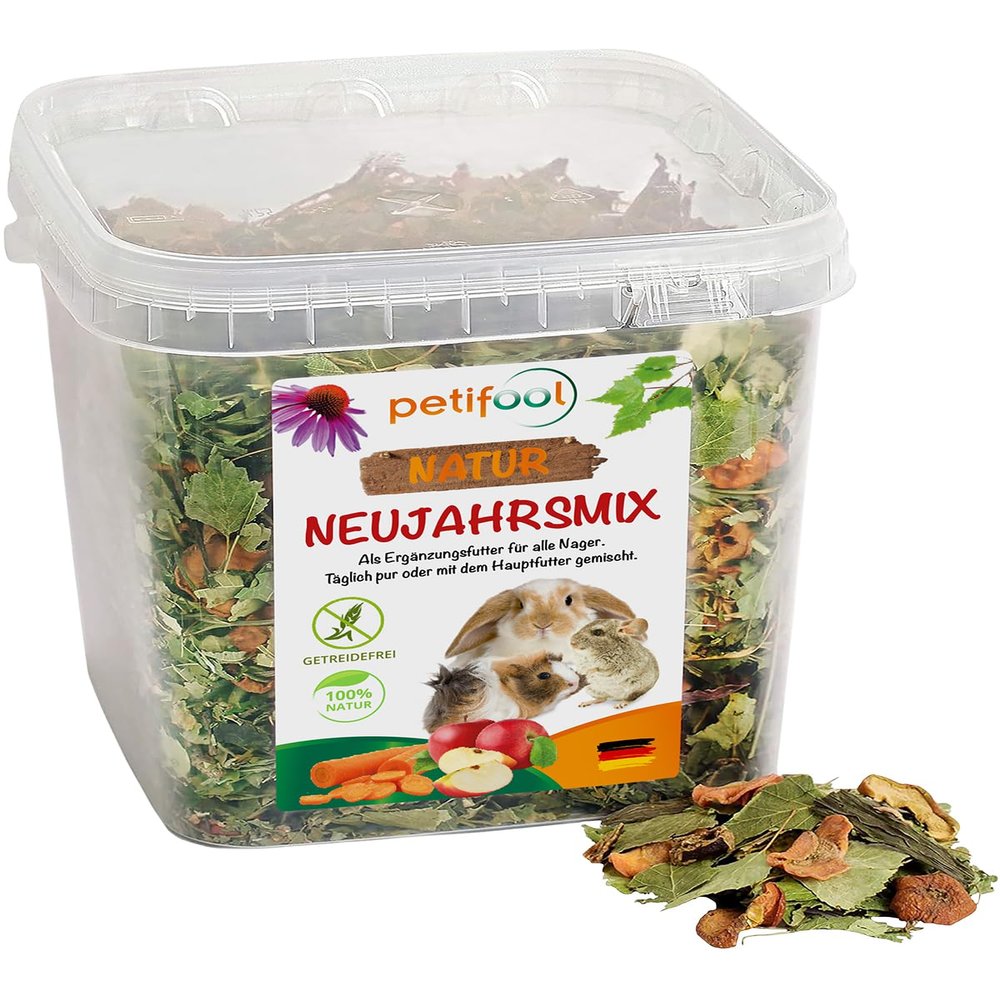 petifool New Year Mix 410g - Supplementary Food for Small Animals