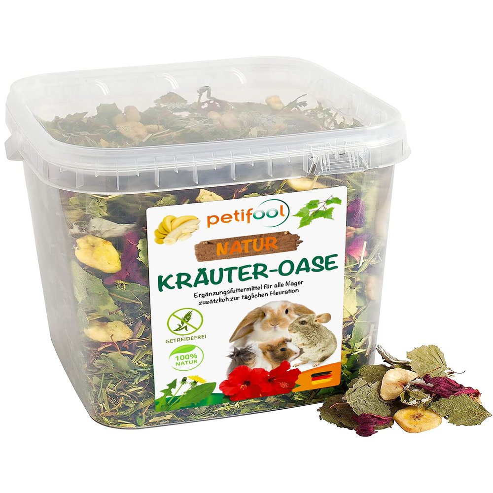 petifool Herbal Oasis 370g - Supplementary Food for Small Animals