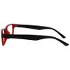 UV Reader Rubberized Red/Black Distance Glasses, -1.50, Spring Hinges, UVMR033-1.50 view 3