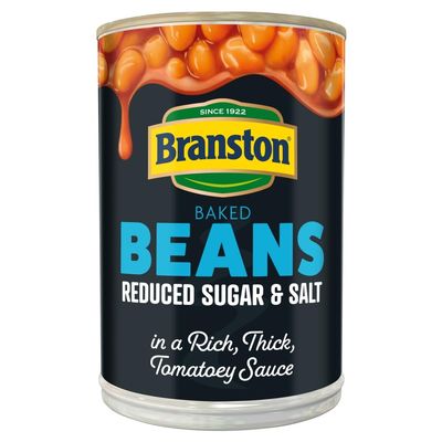 Branston Reduced Salt and Sugar Baked Beans in Tomato Sauce, 410 g