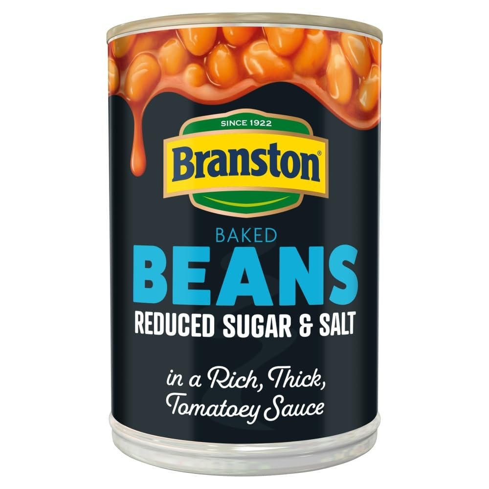 Branston Reduced Salt and Sugar Baked Beans in Tomato Sauce, 410 g