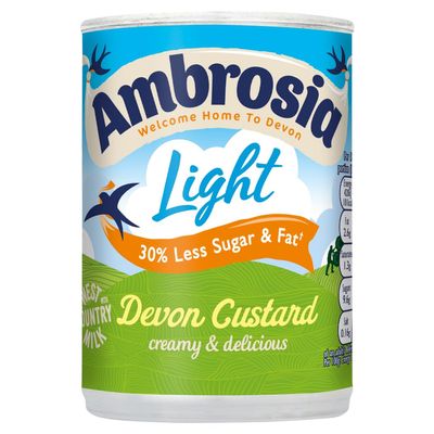 Ambrosia LIGHT Devon Custard, Creamy & Delicious, 400 g