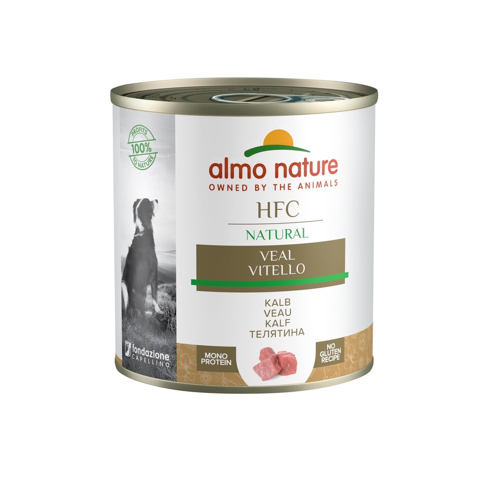 almo nature HFC Natural Wet Dog Food with Veal, 12-Pack (12 x 280 g)