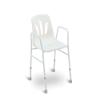 Height-Adjustable Shower Chair - White view 1