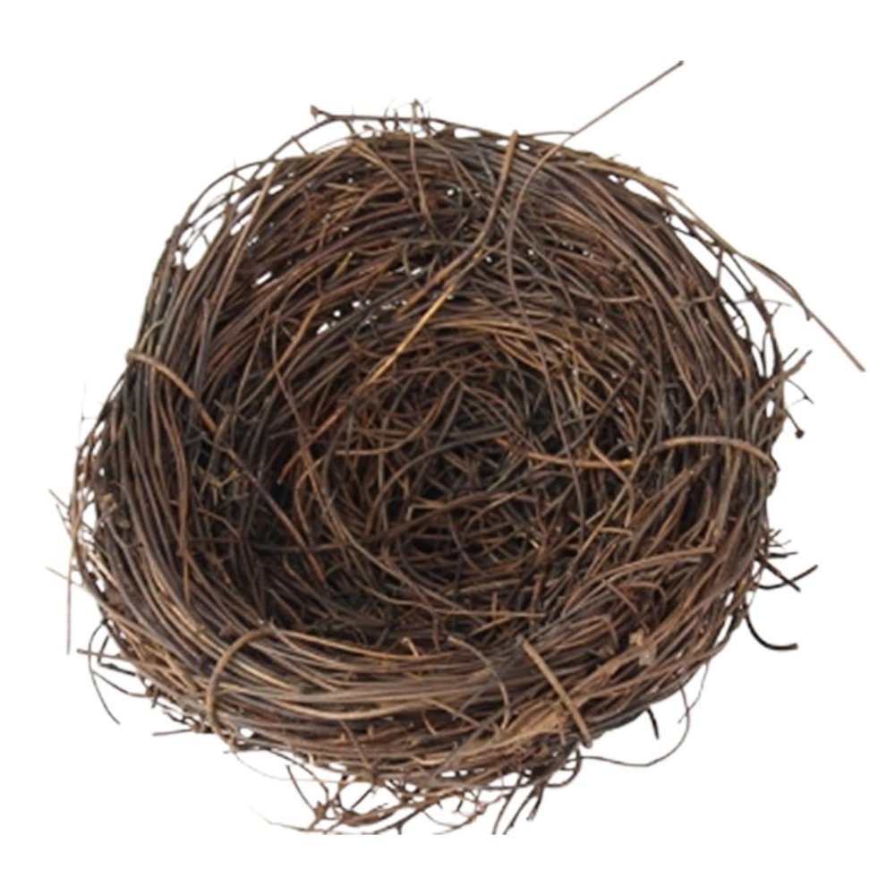 Flat-Bottom Bird Nest Cage Accessory for Small Animal Habitats