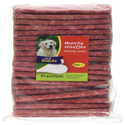 Delisnacks Thai Munchy Sticks, 9/10 mm, 100 ct, Red