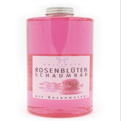 Rose Petal Bubble Bath with Rose Water, 400 ml, Haslinger No. 2901