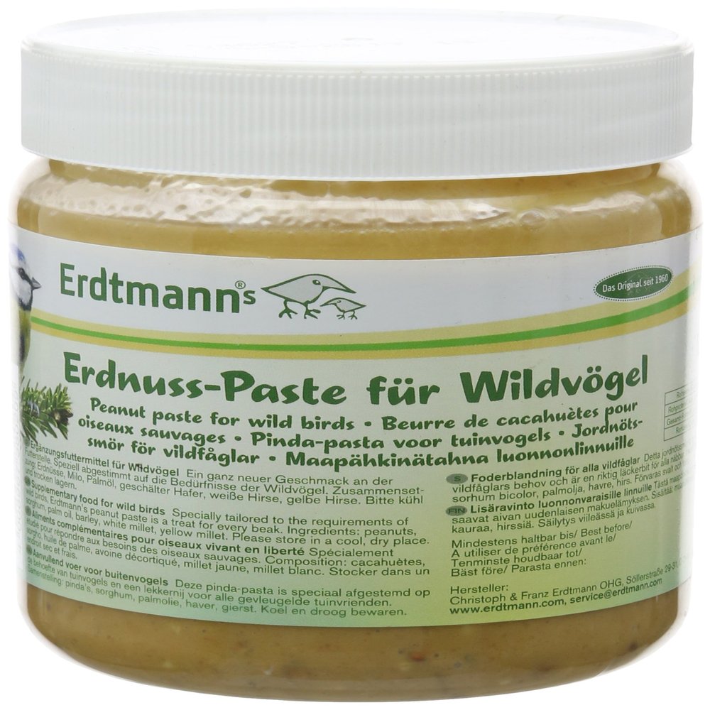 Erdtmann Peanut Paste for Wild Birds, 500g
