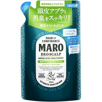 MARO Medicated Deo Scalp Treatment Refill, 400 ml [quasi-drug]