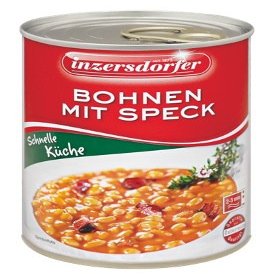 Inzers. Beans with Bacon 400 g, 6 x 400 g