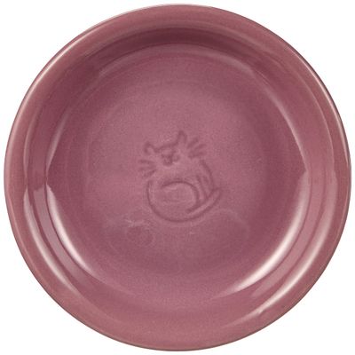 Nobby Cat Ceramic Milk Bowl, Purple 14 x 2 cm