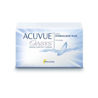 ACUVUE OASYS 2-Week Contact Lenses, -6.00 D, BC 8.8, 24 Lenses