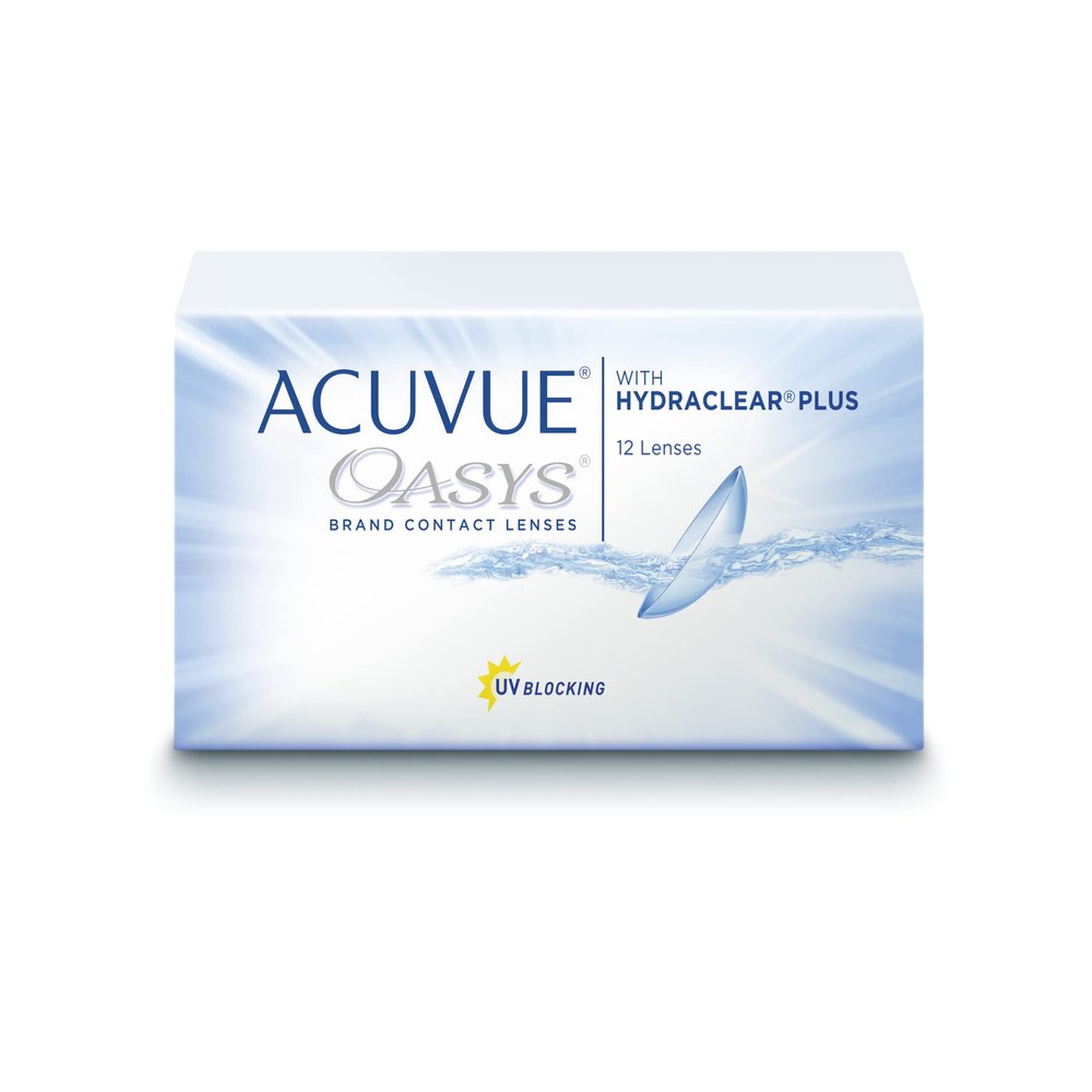 ACUVUE OASYS 2-Week Contact Lenses, -6.00 D, BC 8.8, 24 Lenses