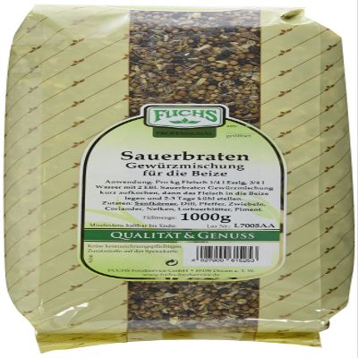 Fuchs Sauerbraten Spice Blend for Marinade, Foodservice, 2-Pack (2 x 1 kg)