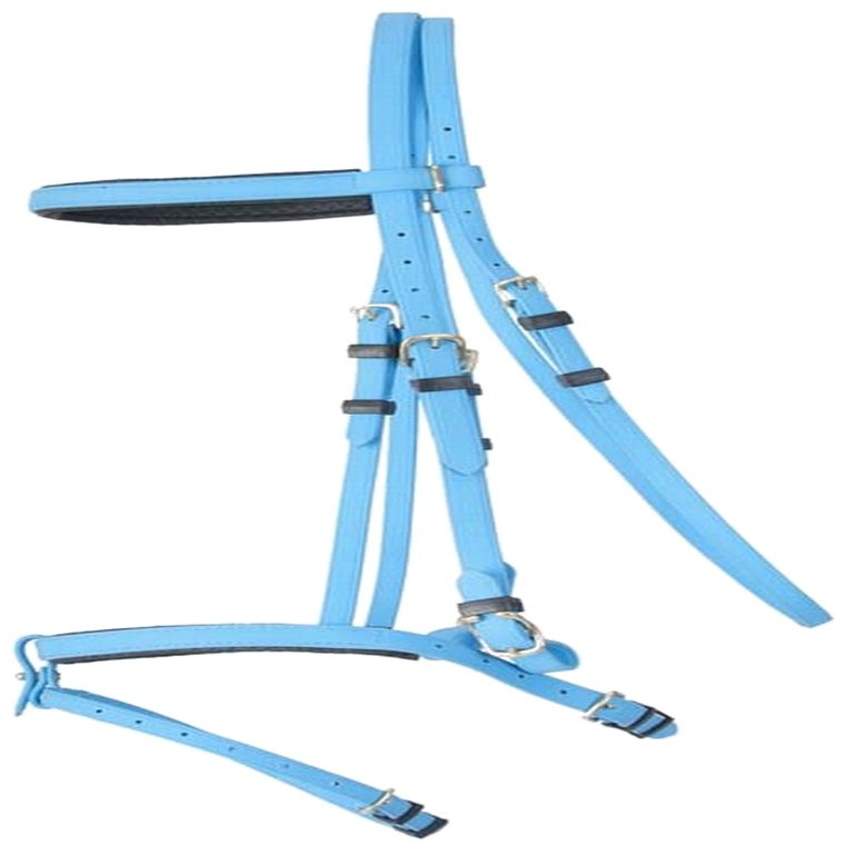 TDET Biotack Bridle, Sky Blue, PUR-SANG