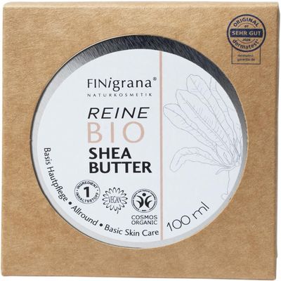 Pure Organic Shea Butter Body Butter in Tin, 100 ml