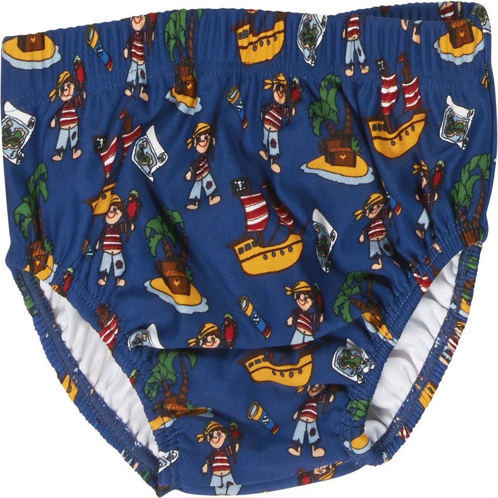 Playshoes UV Protection Swim Diaper Pants, Pirate Island