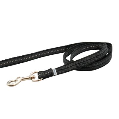 Rubberized Long Line Without Hand Loop - Black, 200 cm (2 m)