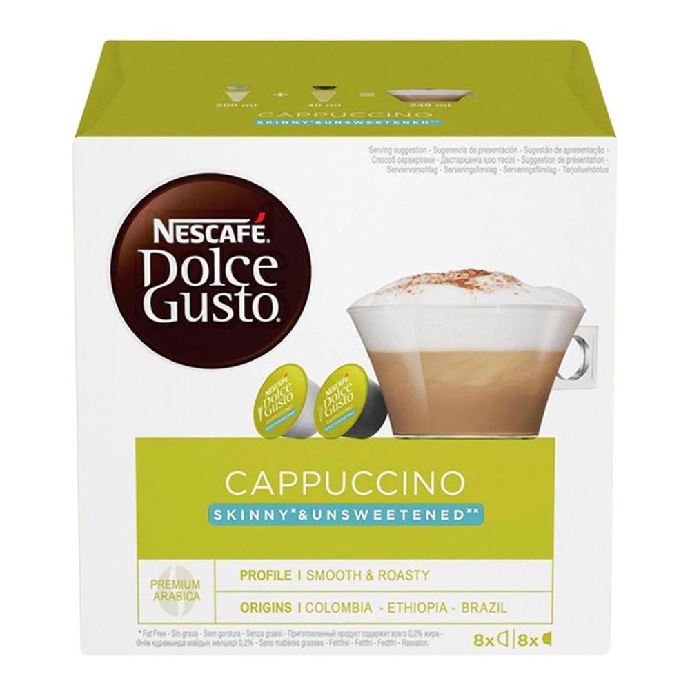 Dolce Gusto Cappuccino Light, 3 Boxes of 16 Capsules