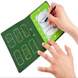 William Hunter Equestrian HappyRoss Magic Drawing Board Dressage Arena “Magic,” Magnetic Closure, with Stylus, for Practicing Dressage Tests