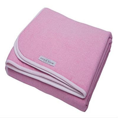 Little Dutch 1545 Children's Blanket, Pink, Pure & Soft, 110 x 140 cm