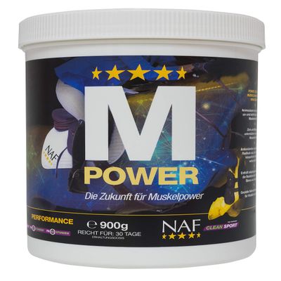NAF MPower 900 g Muscle Supplement Feed for Horses – Supports Muscle Development, Strength and Recovery