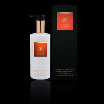 PANPURI Clementine & Patchouli Refreshing Hand Lotion, 300 ml / 10.1 fl oz