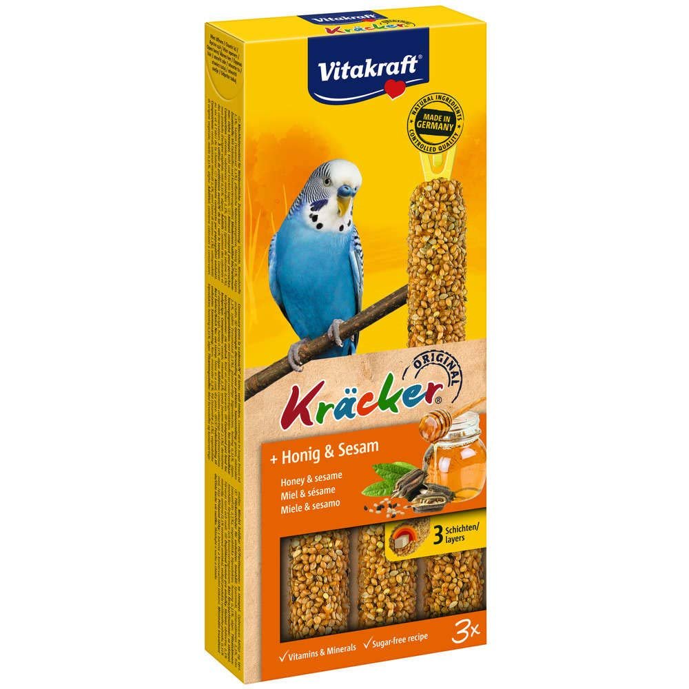 Vitakraft Original Kracker with Honey & Sesame for Budgerigars