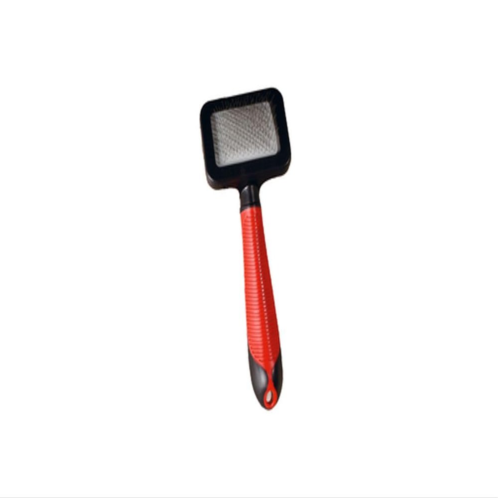 Karlie Professional Grooming Brush, Small, Red/Black