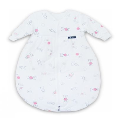 Alvi 425202362 Mäxchen Thermo Sleep Sack with Arms, “Best Friends,” Pink