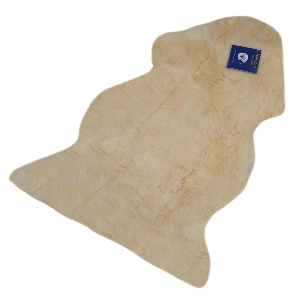 Baby Natural-Shaped Sheepskin (Medlam Babylove), Medically Tanned, 100% Merino, Premium Quality, Washable, 65/70 cm, Color: med.