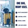 Plasticplace Trash Bags, 1.5L, 33 Gallons, Black, 100 Count view 4