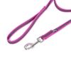 IDC Color & Gray Rubberized Leash, 20 mm x 1.2 m with Loop, Pink-Grey view 2