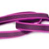 IDC Color & Gray Rubberized Leash, 20 mm x 1.2 m with Loop, Pink-Grey view 4