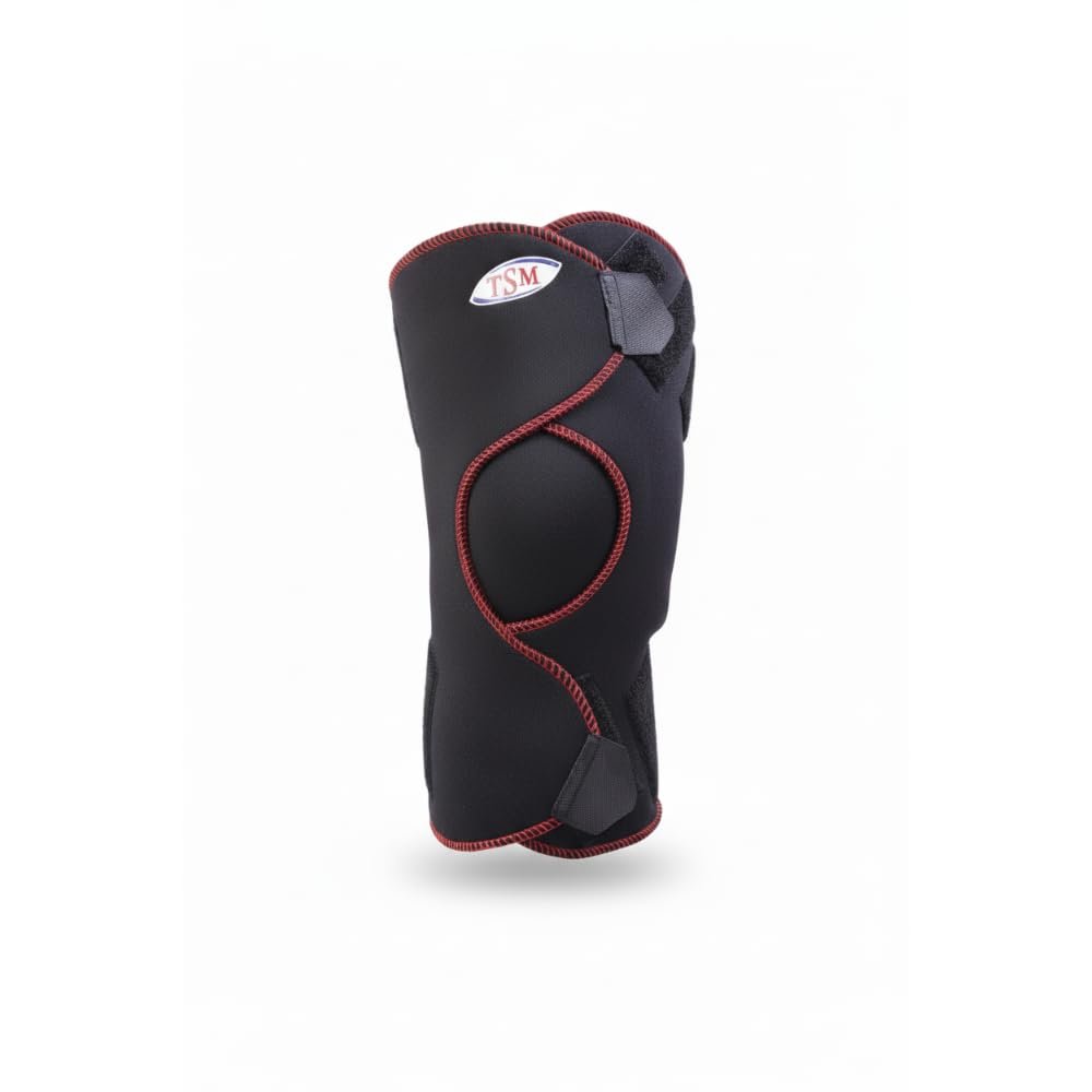TSM Pro Sports Knee Brace, Open, with Patella Opening and Nubs, Black, S, 5174