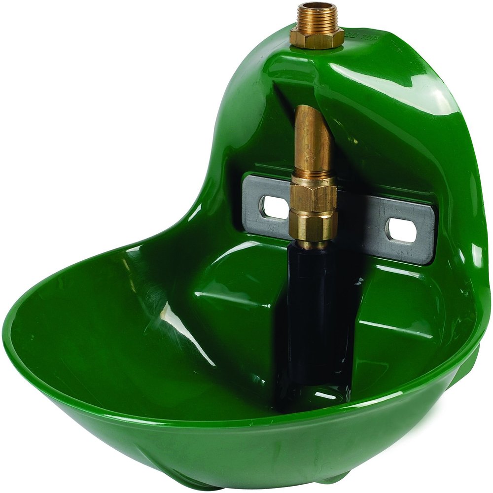 Horizont Plastic Drinking Bowl, Model 10P, with Pipe Valve
