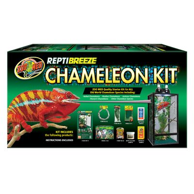 Zoo Med ReptiBreeze Chameleon Kit – Complete Starter Terrarium Set