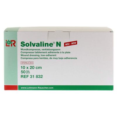 Solvaline N Sterile Compresses 10 x 20 cm