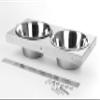 Screw-On Dog Bowl Set with 2 Stainless Steel Bowls view 2