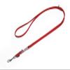 Mystique Rubberized Hands-Free Leash, 15 mm, Standard Carabiner, Red, 3 m view 1