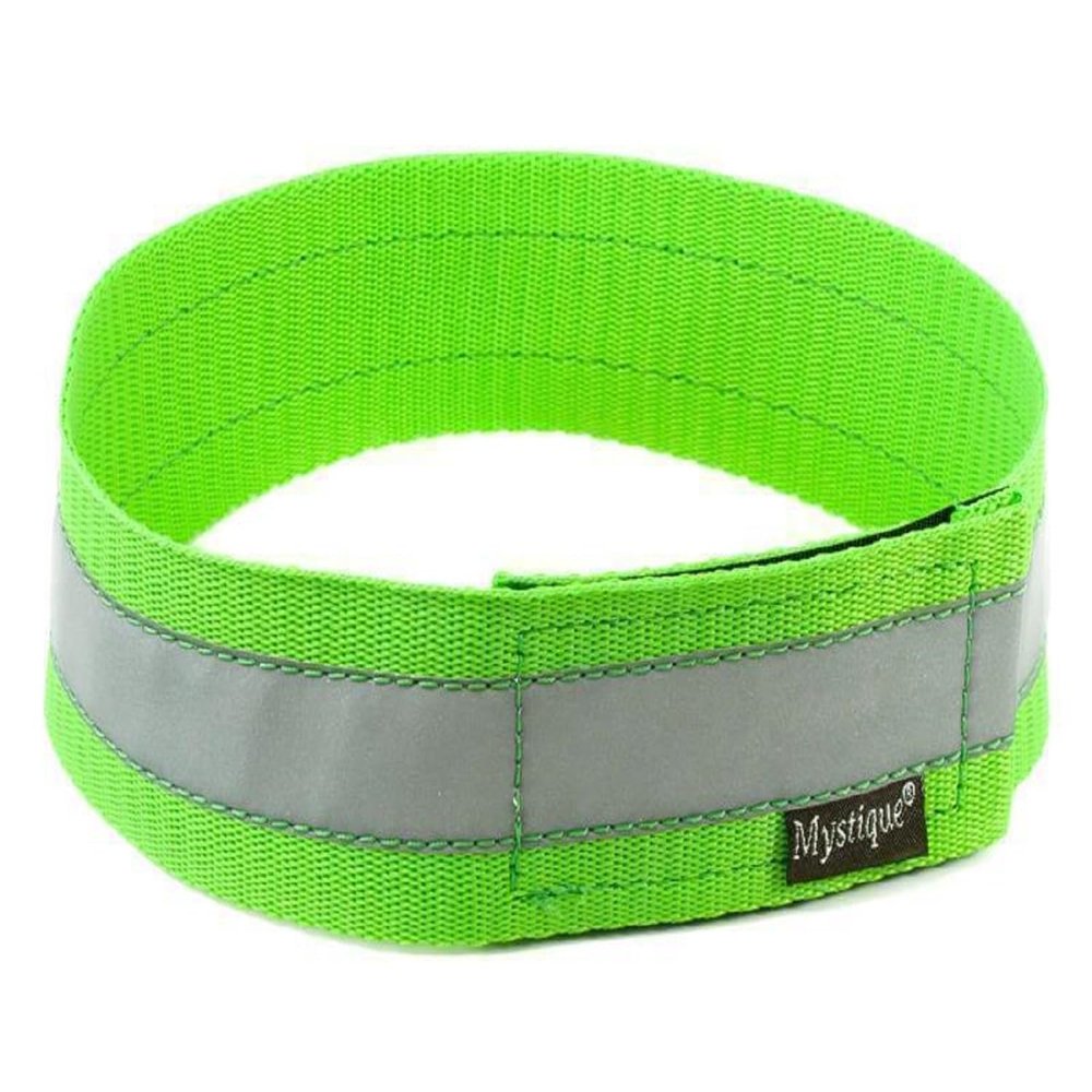 Mystique Signal Collar with Velcro Closure 55cm Neon Green