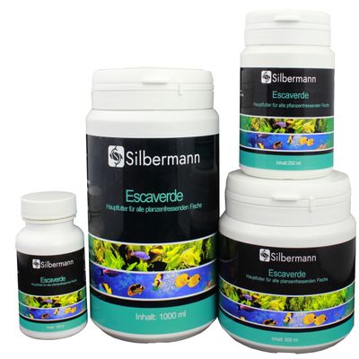 Silbermann Escaverde Main Food for Herbivorous Marine and Freshwater Fish (250 ml)