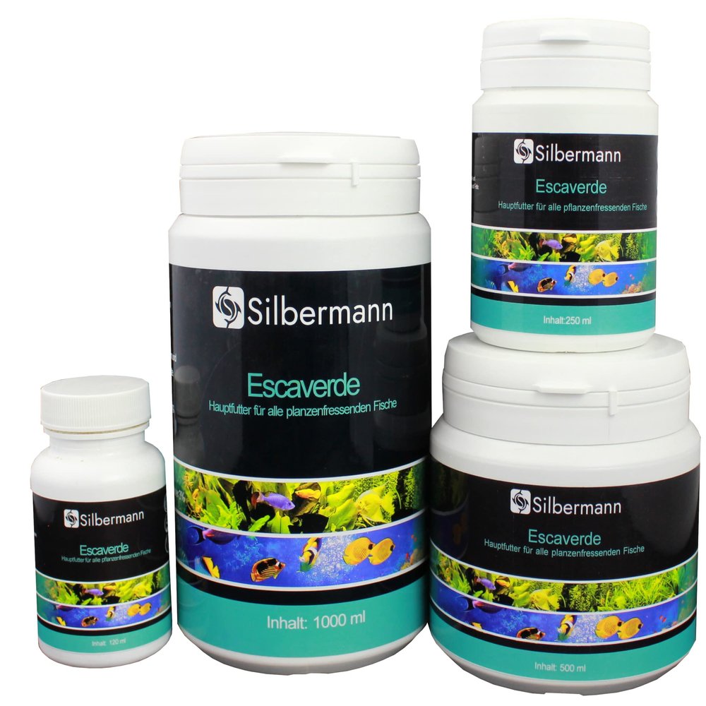 Silbermann Escaverde Main Food for Herbivorous Marine and Freshwater Fish (250 ml)