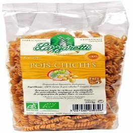 Lazzaretti Organic Chickpea Spirals 250 g