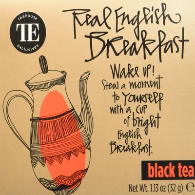 TE – Teahouse Exclusives Everyday Tea Real English Breakfast, 16 Tea Bags, 2-Pack (2 x 32 g)